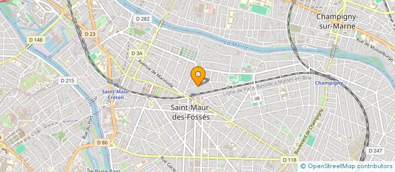 localisation de l'entreprise VIA ST MAUR à SAINT-MAUR-DES-FOSSES