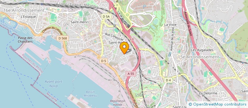 localisation de l'entreprise VIA STELLA à MARSEILLE 16EME
