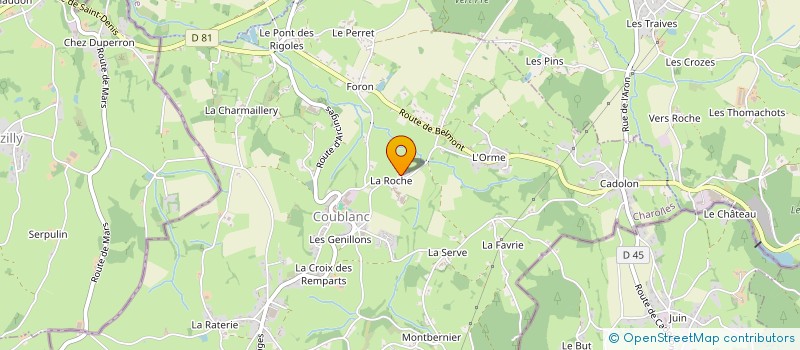 localisation de l'entreprise VIA TERRA  COUBLANC