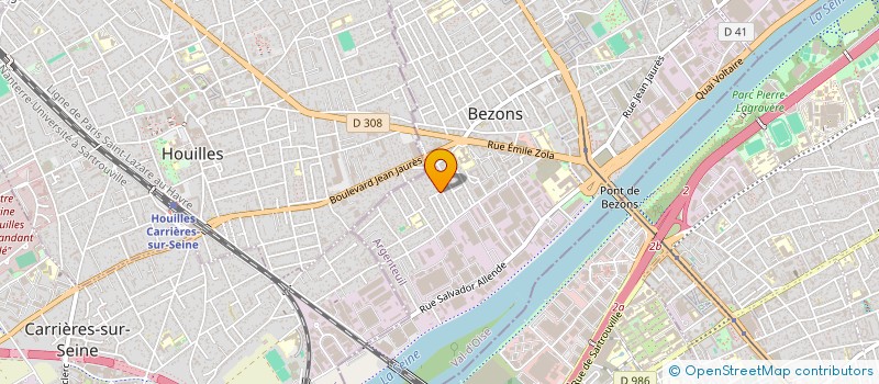 localisation de l'entreprise VIA THEME à BEZONS