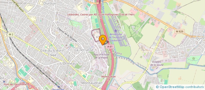 localisation de l'entreprise VIA TOULOUSE à LABEGE