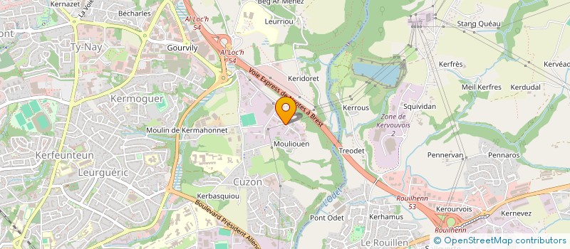 localisation de l'entreprise VIA TRANSACTIONS  PLESLIN-TRIGAVOU