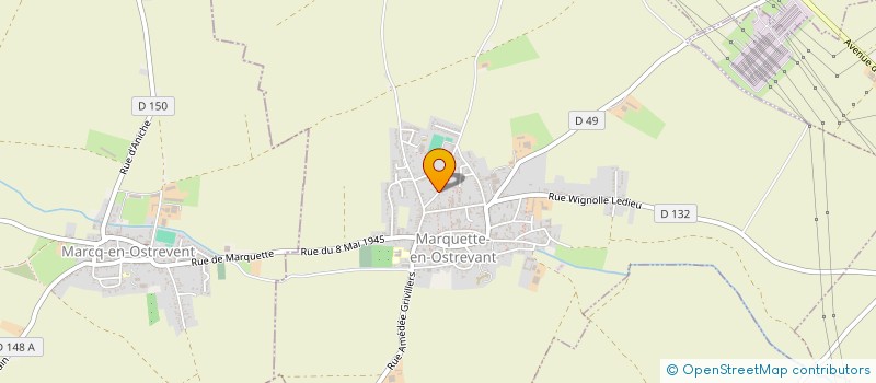 localisation de l'entreprise VIA TRAVERSALE  MARQUETTE-EN-OSTREVANT