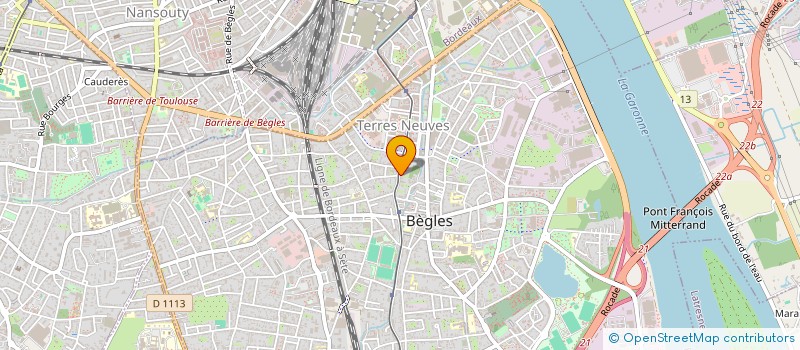 localisation de l'entreprise VIA TRONIC à BEGLES