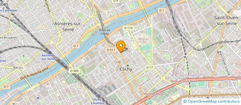 localisation de l'entreprise VIA VENIZIA à CLICHY