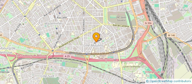localisation de l'entreprise VIA VESTA à LILLE