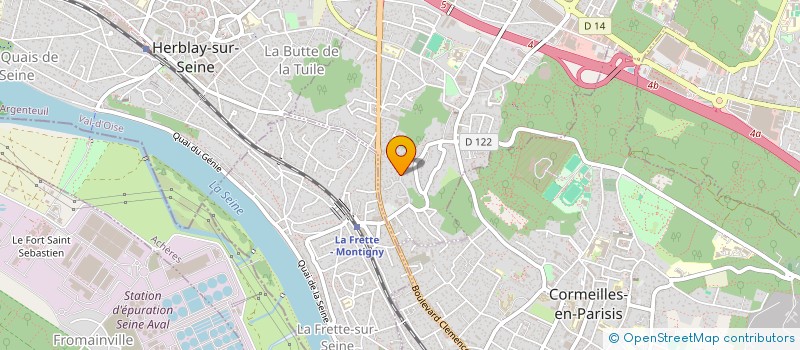 localisation de l'entreprise VIA2CALL  MONTIGNY-LES-CORMEILLES