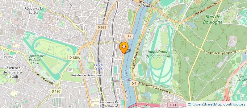 localisation de l'entreprise VIABENSO à SAINT-CLOUD