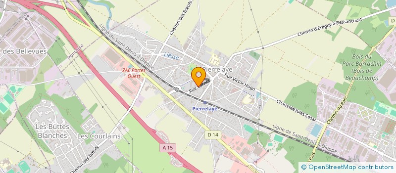 localisation de l'entreprise VIABILITE DEMOLITION TERRASSEMENT à PIERRELAYE