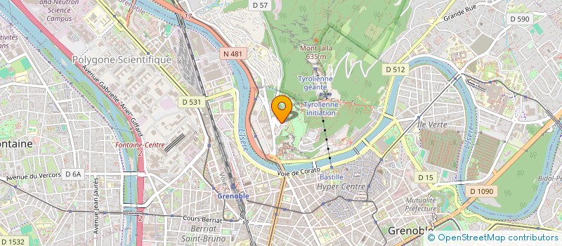localisation de l'entreprise VIABILITE PAYSAGE à GRENOBLE