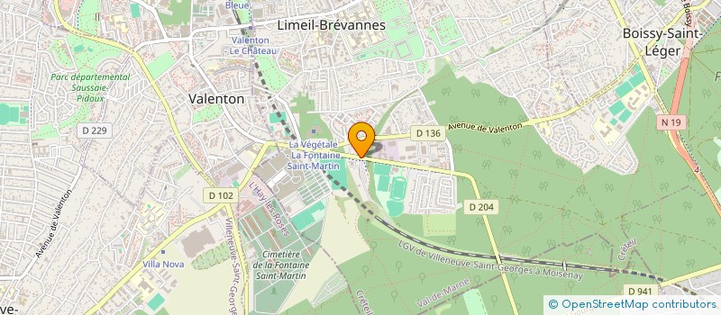 localisation de l'entreprise VIABILITE TERRASSEMENT MATERIAUX TRAVAUX PUBLICS à LIMEIL-BREVANNES
