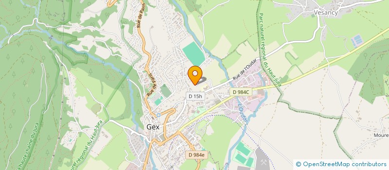 localisation de l'entreprise VIACCOM à GEX
