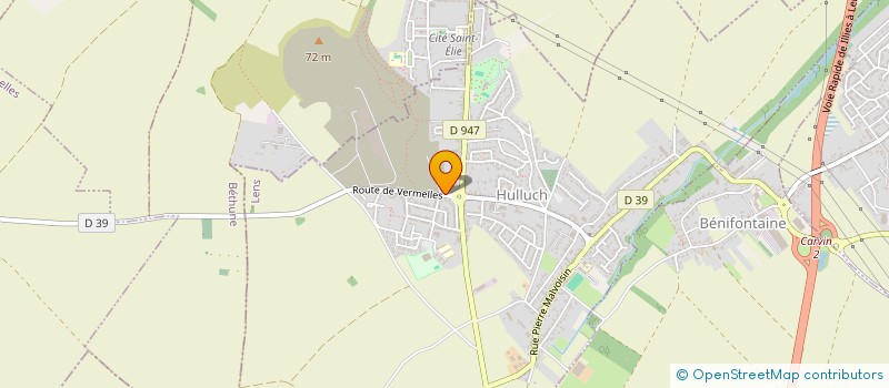 localisation de l'entreprise VIACITY TP  HULLUCH