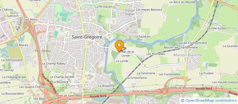 localisation de l'entreprise VIADEX  SAINT-GREGOIRE