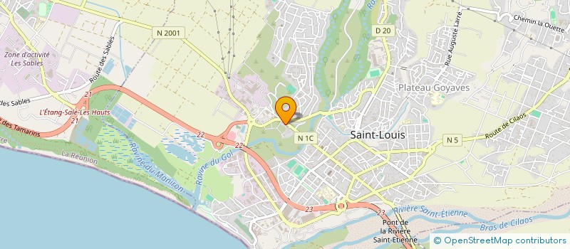 localisation de l'entreprise VIADIS à SAINT-LOUIS