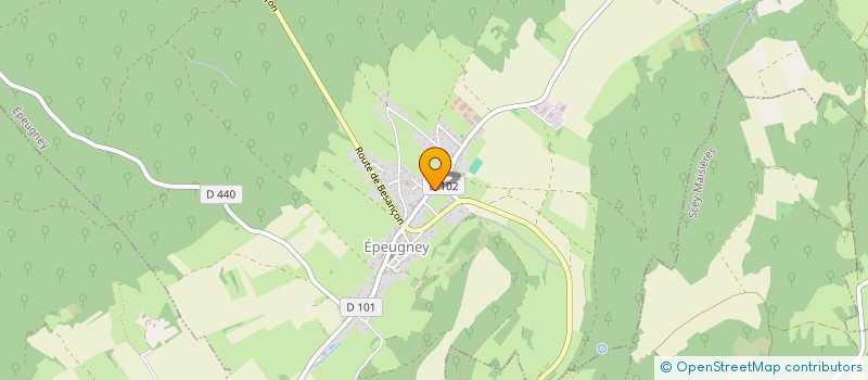localisation de l'entreprise VIADIS à EPEUGNEY