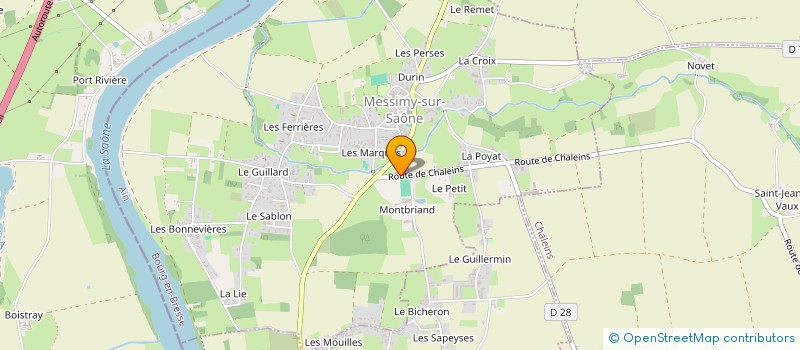 localisation de l'entreprise VIADOBY  MESSIMY-SUR-SAONE