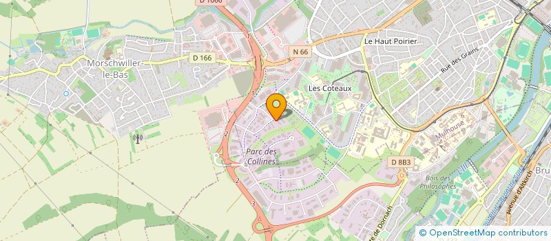 localisation de l'entreprise VIADOM ACTIVITES HAUT RHIN  MULHOUSE