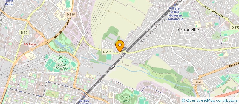 localisation de l'entreprise VIADUC à SARCELLES