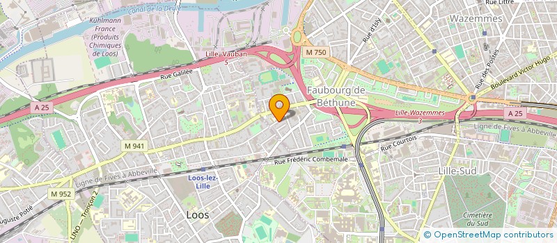 localisation de l'entreprise VIADUC CHINE à LILLE