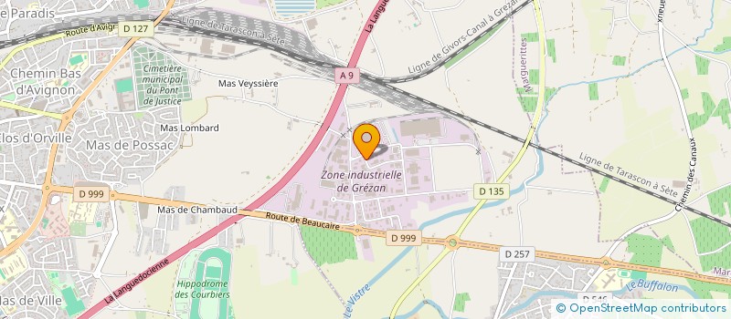 localisation de l'entreprise VIADUC FRANCE à NIMES