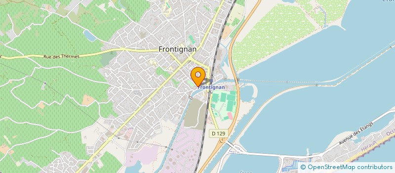 localisation de l'entreprise VIAGENCE à FRONTIGNAN