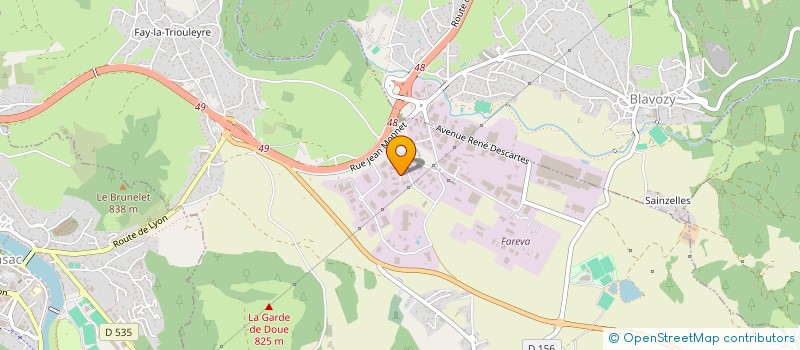 localisation de l'entreprise VIAGINVEST  SAINT-GERMAIN-LAPRADE