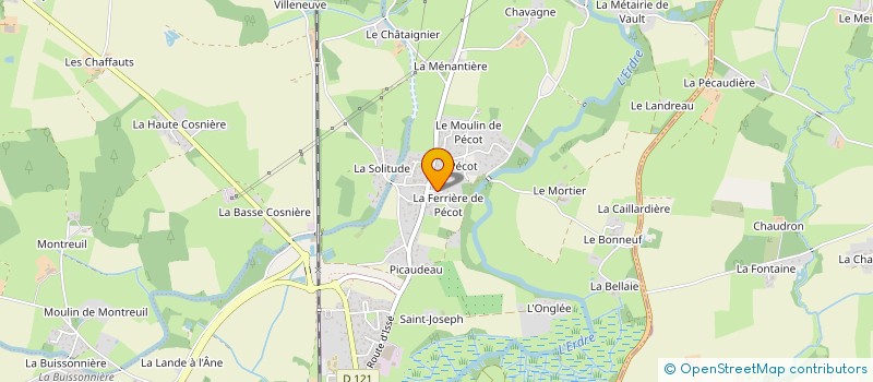 localisation de l'entreprise VIAGO à NORT-SUR-ERDRE