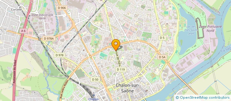 localisation de l'entreprise VIAGRE 2022 à CHALON-SUR-SAONE