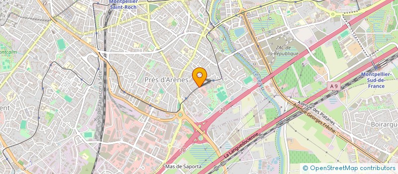 localisation de l'entreprise VIAIRON AMAURY ET DELA MATA ANA  MONTPELLIER