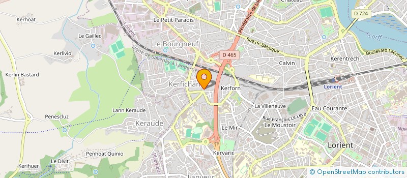 localisation de l'entreprise VIAJEN  LORIENT