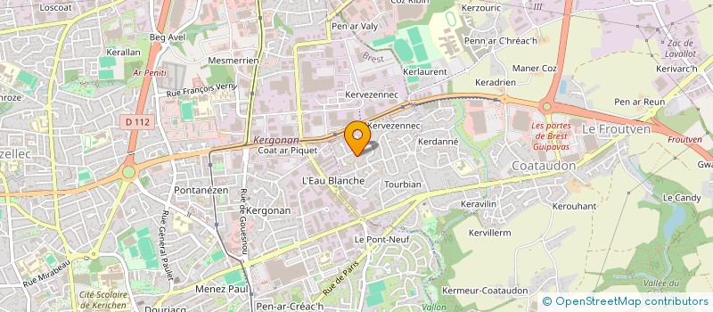 localisation de l'entreprise VIAJORI  GUIPAVAS