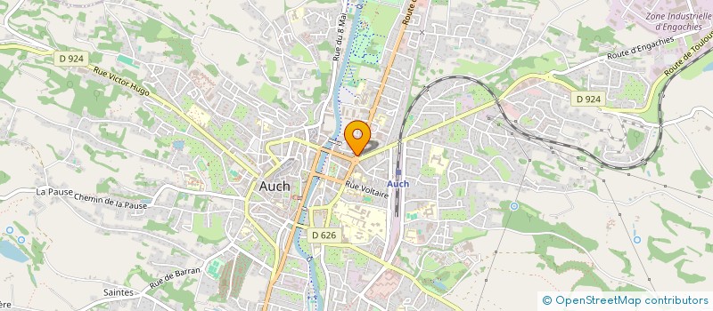localisation de l'entreprise VIAL AND CO à AUCH