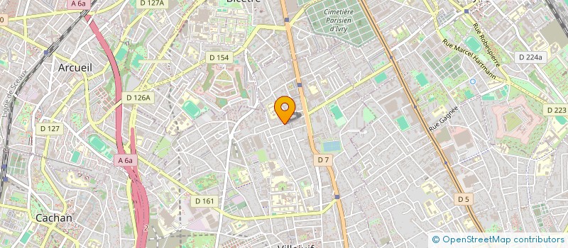 localisation de l'entreprise VIAL'ART  VILLEJUIF