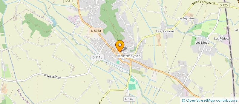 localisation de l'entreprise VIAL MACONNERIE ET RAMONAGE  CHATEAUDOUBLE