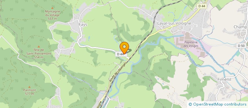 localisation de l'entreprise VIAL REAL ESTATE  LAVAL-SUR-VOLOGNE