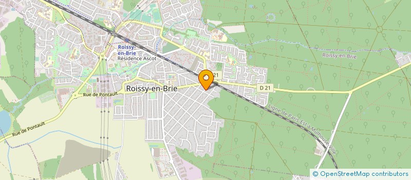 localisation de l'entreprise VIAL RENOVATION MAINTENANCE à ROISSY-EN-BRIE