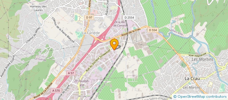localisation de l'entreprise VIAL RESEAU à LA FARLEDE