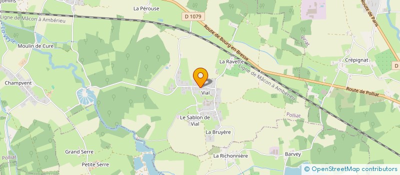 localisation de l'entreprise VIAL SERVICE  POLLIAT