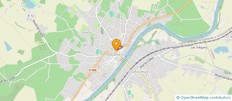 localisation de l'entreprise VIALA GILBERT & ROGER NICOLE à RABASTENS