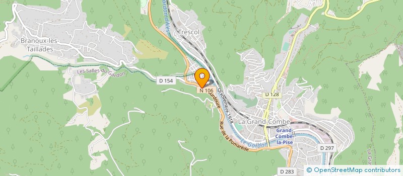 localisation de l'entreprise VIALA PLOMBERIE à LES SALLES-DU-GARDON