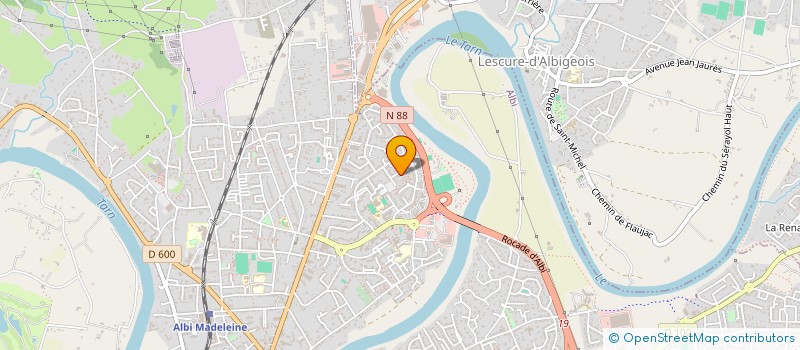 localisation de l'entreprise VIALA ROMAIN  ALBI