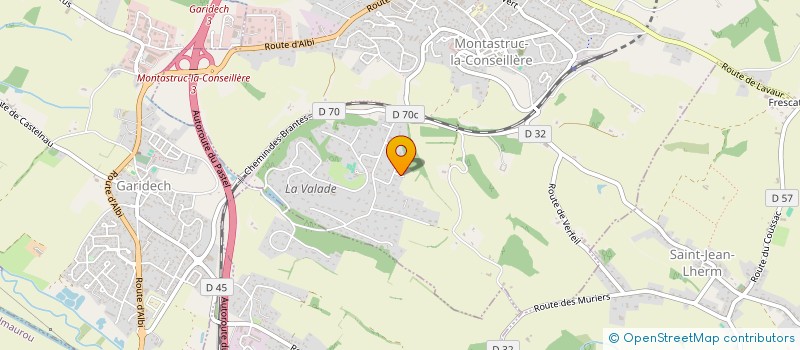 localisation de l'entreprise VIALA USINAGE à GARIDECH