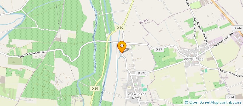 localisation de l'entreprise VIALADES TERRASSEMENT  NOVES