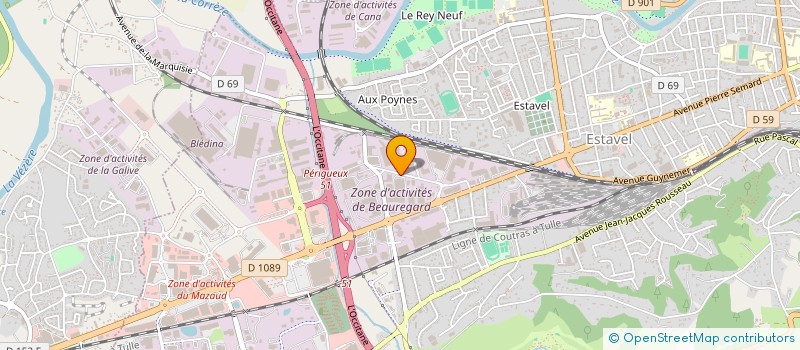 localisation de l'entreprise VIALARD PRODUCTION  BRIVE-LA-GAILLARDE