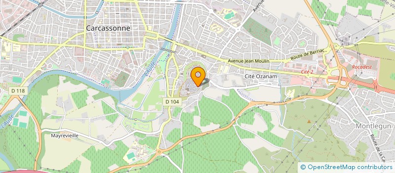 localisation de l'entreprise VIALARET  CARCASSONNE