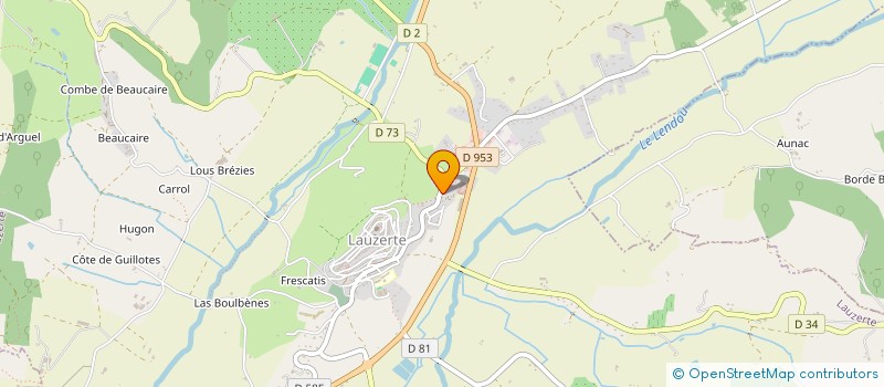 localisation de l'entreprise VIALARET IMMOBILIER  LAUZERTE