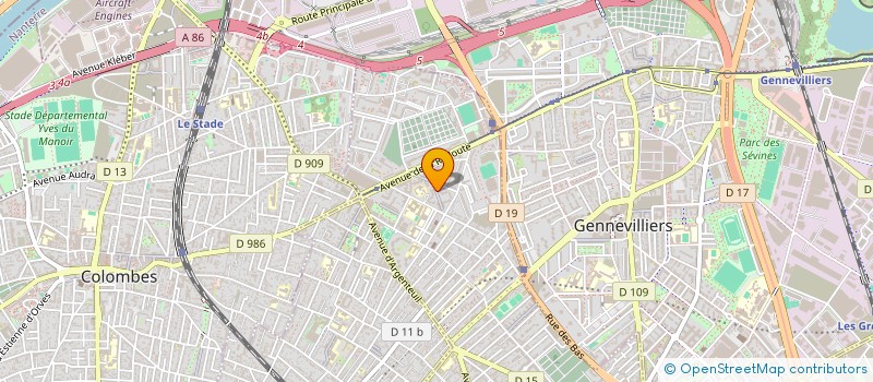localisation de l'entreprise VIALAREX SA à ASNIERES-SUR-SEINE