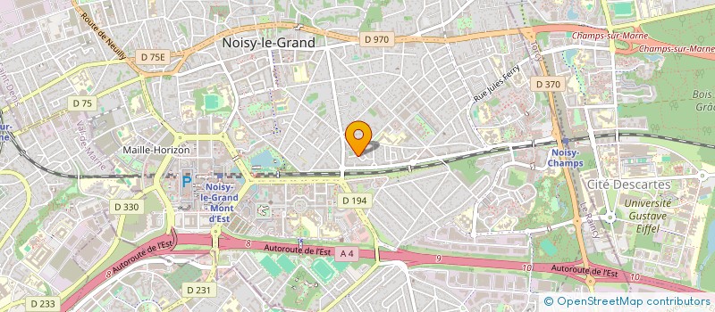 localisation de l'entreprise VIALBA à NOISY-LE-GRAND