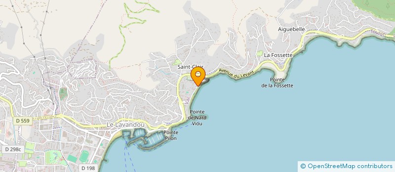 localisation de l'entreprise VIALE à LE LAVANDOU